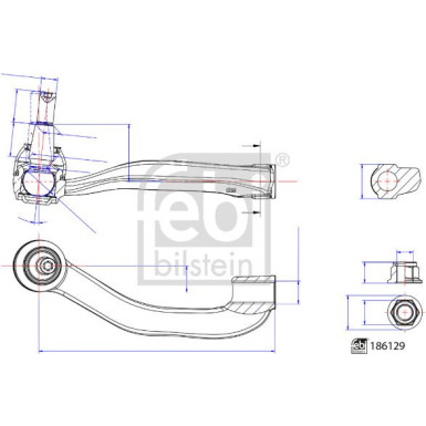 FEBI BILSTEIN 186129 Spurstangenkopf