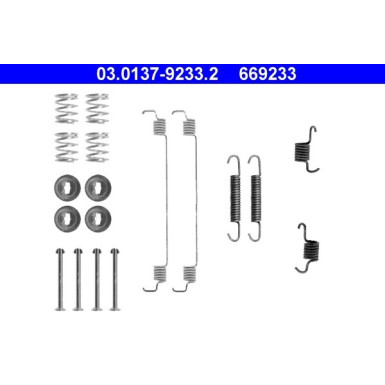 03.0137-9233.2 Zubehörsatz, Bremsbacken