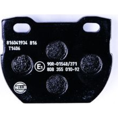 Hella | Bremsbelagsatz, Scheibenbremse | 8DB 355 010-921
