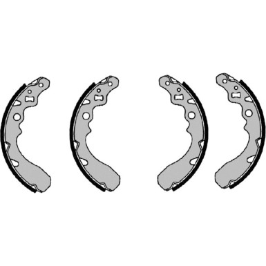 0 986 487 504 Bremsbackensatz 0 986 487 504 Bremsbackensatz