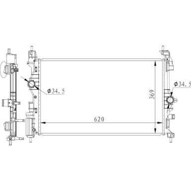 59265 Kühler, Motorkühlung