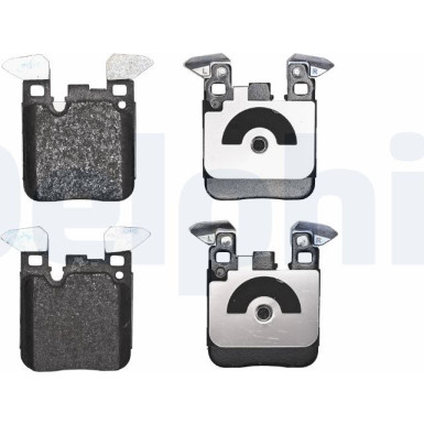 Delphi | Bremsbelagsatz, Scheibenbremse | LP2660