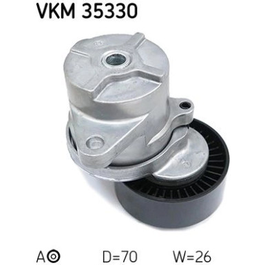VKM 35330 Riemenspanner, Keilrippenriemen