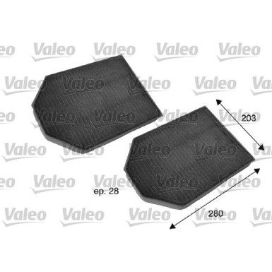 698791 Filter, Innenraumluft VALEO PROTECT