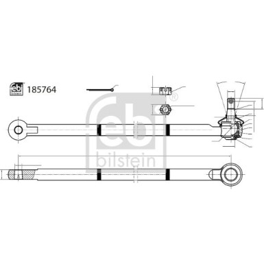 FEBI BILSTEIN 185764 Spurstangenkopf
