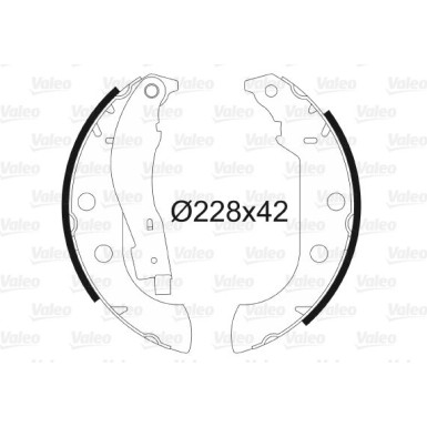 562059 Bremsbackensatz