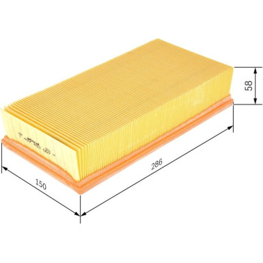 BOSCH 1 457 433 067 Luftfilter
