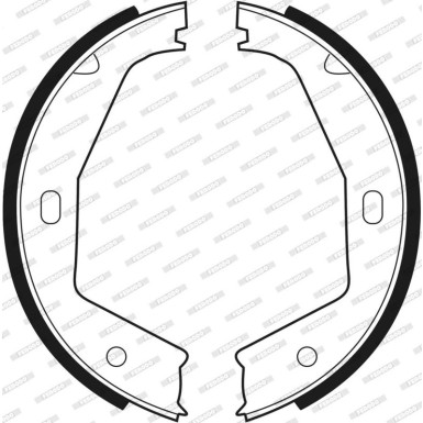 Ferodo | Bremsbackensatz, Feststellbremse | FSB292
