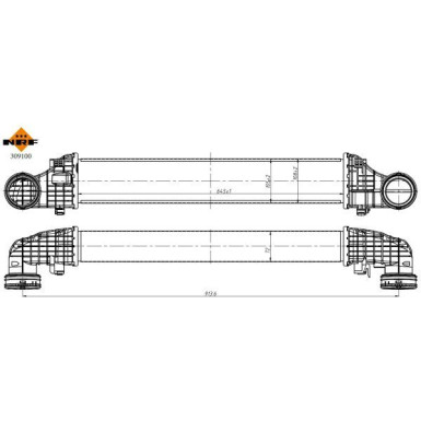 309100 Ladeluftkühler 309100 Ladeluftkühler