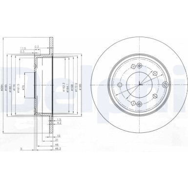 BG4012 Bremsscheibe BG4012 Bremsscheibe