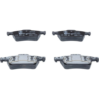 Bremsbelagsatz, Scheibenbremse ATE Ceramic 13.0470-7137.2
