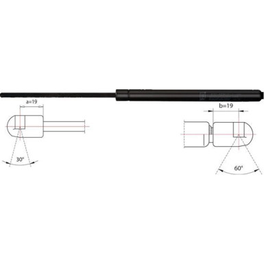 Metzger 2 x METZGER Gasfeder, Koffer-/Laderaum 2110517