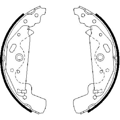 0 986 487 643 Bremsbackensatz