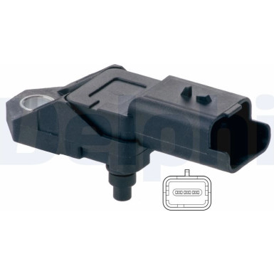 Delphi | Luftdrucksensor, Höhenanpassung | PS10197