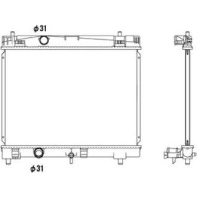 53533 Kühler, Motorkühlung 53533 Kühler, Motorkühlung