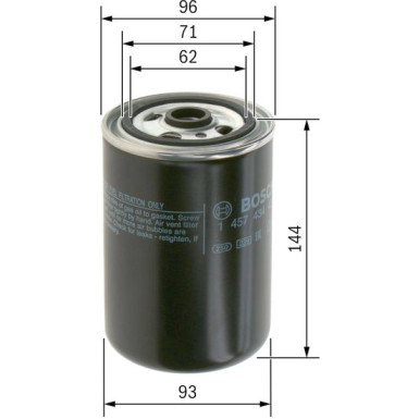 1 457 434 421 Kraftstofffilter