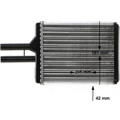 AH 145 000S Wärmetauscher, Innenraumheizung BEHR