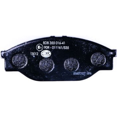 Hella | Bremsbelagsatz, Scheibenbremse | 8DB 355 016-411