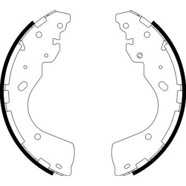 Hella | Bremsbackensatz | 8DB 355 022-241