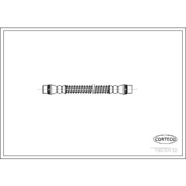 Corteco | Bremsschlauch | 19030132