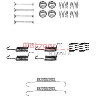 105-0010 Zubehörsatz, Feststellbremsbacken