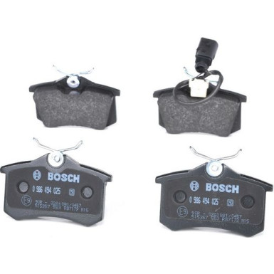 BOSCH | Bremsbelagsatz, Scheibenbremse | 0 986 494 025