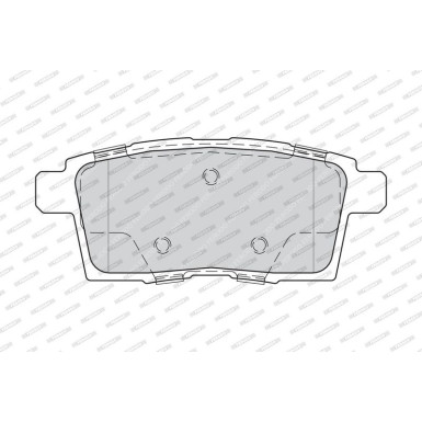Ferodo | Bremsbelagsatz, Scheibenbremse | FDB4366
