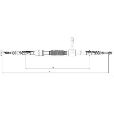 44044300 Seilzug, Feststellbremse 44044300 Seilzug, Feststellbremse