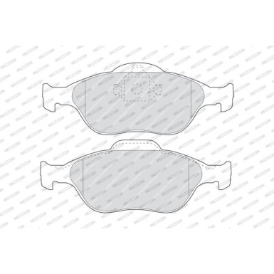 Ferodo Bremsbelagsatz, Scheibenbremse PREMIER ECO FRICTION FDB1394