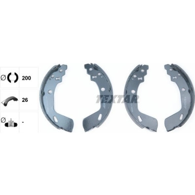 91082200 Bremsbackensatz