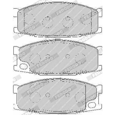 FVR1701 Bremsbelagsatz, Scheibenbremse PREMIER ECO FRICTION FVR1701 Bremsbelagsatz, Scheibenbremse PREMIER ECO FRICTION