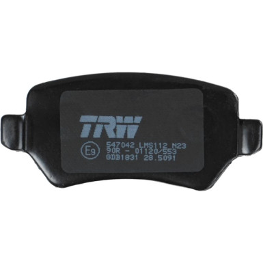 TRW Bremsbelagsatz, Scheibenbremse COTEC GDB1831