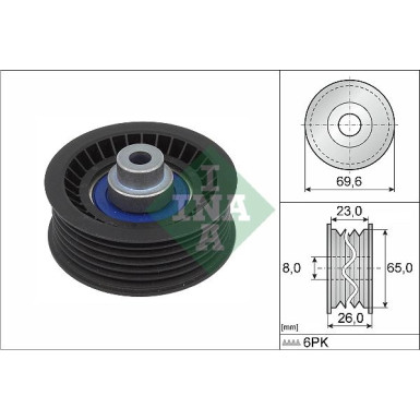 532 0917 10 Umlenk-/Führungsrolle, Keilrippenriemen