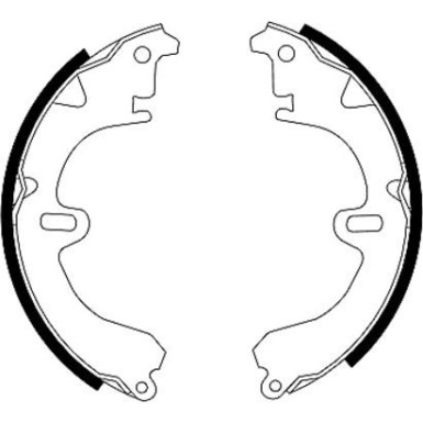 Hella | Bremsbackensatz | 8DB 355 000-681