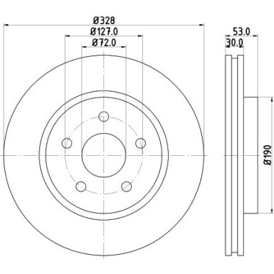 Hella | Bremsscheibe | 8DD 355 115-921