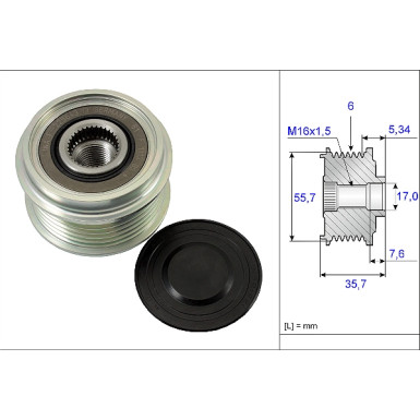 535 0077 10 Generatorfreilauf