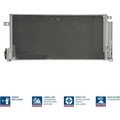 94899 Kondensator, Klimaanlage ** FIRST FIT ** 94899 Kondensator, Klimaanlage ** FIRST FIT **
