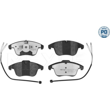 025 243 3218/PD Bremsbelagsatz, Scheibenbremse MEYLE-PD: Advanced performance and design.
