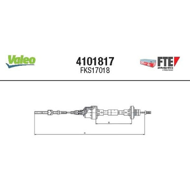 4101817 Seilzug, Kupplungsbetätigung