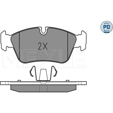 025 239 3517/PD Bremsbelagsatz, Scheibenbremse MEYLE-PD: Advanced performance and design.