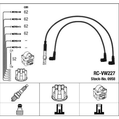 0958 Zündleitungssatz