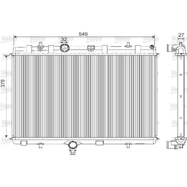 Valeo | Kühler, Motorkühlung | 733101
