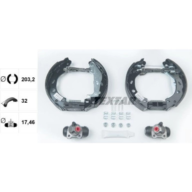 Textar Bremsbackensatz Shoe Kit Pro 84057400