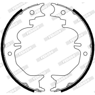 FSB4120 Bremsbackensatz, Feststellbremse PREMIER