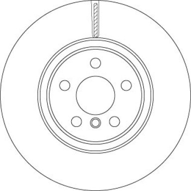 DF6749S Bremsscheibe TRW SINGLE