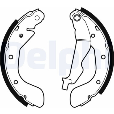 LS1969 Bremsbackensatz