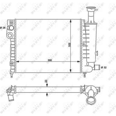 58814 Kühler, Motorkühlung