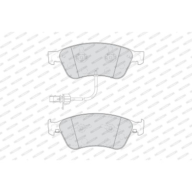Ferodo Bremsbelagsatz, Scheibenbremse FUSE+ Technology FDB1832 Ferodo Bremsbelagsatz, Scheibenbremse FUSE+ Technology FDB1832