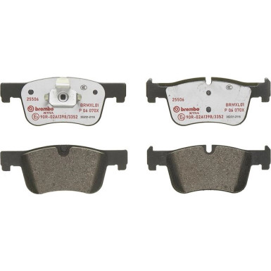 P 06 070X Bremsbelagsatz, Scheibenbremse XTRA LINE