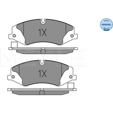 Meyle Bremsbelagsatz, Scheibenbremse MEYLE-ORIGINAL: True to OE 025 250 2119